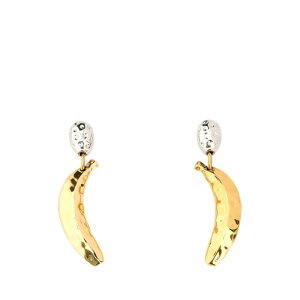 Chloe NG fB[X sAXECO CHC24AFE84CB79DP Two-tone metal Chlo?(C) Bananas earrings Multicoloured onesize yE֐ōz