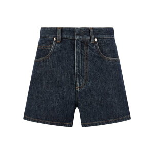 FENDI �t�F���f�B ���f�B�[�X �V���[�g�p���c FLP861AW82F1UKI 'FF padded' shorts Blue IT38 IT40 IT36 IT42 IT44 IT46 38 40 42 44 34 �y���������E�֐ō��z