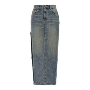 R13 �A�[���T�[�e�B�[�� ���f�B�[�X �X�J�[�g R13WD102D213A Devon Side Slit Skirt Blue 29 26 27 28 �y���������E�֐ō��z