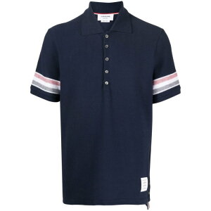 Thom Browne �g���E�u���E�� �����Y �|���V���c MJP169AJ0046415 Thom Browne T-shirts and Polos Blue Blue and green 2 3 4 5 1 �y���������E�֐ō��z