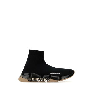 Balenciaga �o�����V�A�K ���f�B�[�X �X�j�[�J�[ 617196W2DC41092 Black stretch fabric Speed 2.0 sneakers Black 36 37 38 39 40 41 42 �y���������E�֐ō��z