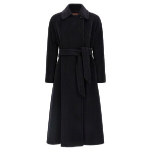 Max Mara Studio �}�b�N�X�}�[�� �X�e���f�B�I ���f�B�[�X �R�[�g 2526016082600006 'Tenzone' coat Blue IT38 IT40 IT42 IT44 IT46 �y���������E�֐ō��z