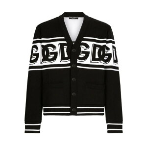 Dolce & Gabbana h`FKbo[i Y jbgEZ[^[EJ[fBK GXV13TJFMATN0004 Over Cardigan With Buttons Black M L yE֐ōz