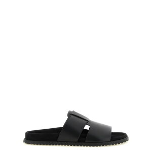 Dolce & Gabbana �h���`�F�K�b�o�[�i �����Y �T���_�� A80570A011880999 'DG Casual' sandals Black IT40 IT41 IT42 IT43 IT44 IT45 41 42 43 44 45 46 40 �y���������E�֐ō��z