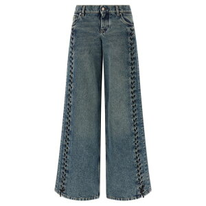 Stella McCartney �X�e�� �}�b�J�[�g�j�[ ���f�B�[�X �W�[���Y 6D04563SQH474152 Lace-up jeans Blue 25 26 27 24 �y���������E�֐ō��z