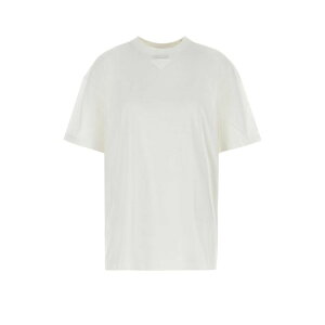 Prada �v���_ ���f�B�[�X T�V���c�E�J�b�g�\�[ 3558AS21111CDF0009 White cotton oversize t-shirt White XS S M L �y���������E�֐ō��z