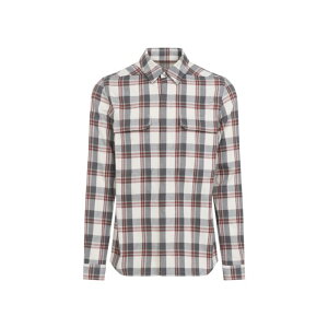Rick Owens ���b�N �I�E�G���X �����Y �V���c�E�u���E�X RU01F2236CP11P 11P MILK PLAID 48 50 52 �y���������E�֐ō��z
