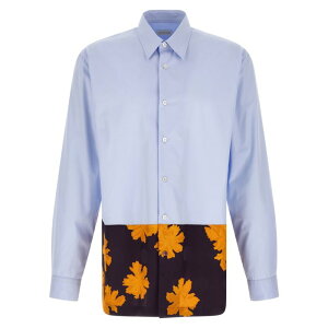 Dries Van Noten �h���X���@���m�b�e�� �����Y �V���c�E�u���E�X 2610207143314514 'Capero' shirt Light Blue FR48 FR50 FR52 FR54 IT48 IT50 IT52 IT54 �y���������E�֐ō��z