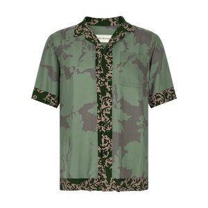 Dries Van Noten �h���X���@���m�b�e�� �����Y �V���c�E�u���E�X 2610207423082508 'Carltone' shirt Green FR48 FR50 FR52 FR54 IT48 IT50 IT52 IT54 �y���������E�֐ō��z