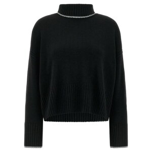 PINKO �s���R ���f�B�[�X �j�b�g�E�Z�[�^�[�E�J�[�f�B�K�� 105446A2Q9Z99 'Falkland' turtleneck sweater Black M S XS L 2XS �y���������E�֐ō��z