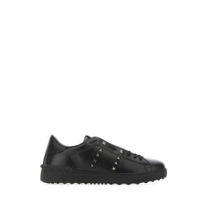 Valentino Garavani ���@�����e�B�m �����Y �X�j�[�J�[ 3Y2S0931BXE0NO Black leather Rockstud Untitled sneakers Black 40 41 42 43 43.5 44 45 �y���������E�֐ō��z