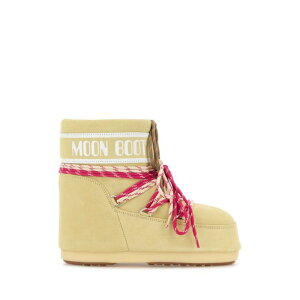 MOON BOOT ���[���u�[�c ���f�B�[�X �u�[�c 1409670B021 Cream suede Icon Low ankle boots Yellow 3941 3638 3335 �y���������E�֐ō��z