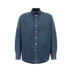 OUR LEGACY �A���[���K�V�[ �����Y �V���c�E�u���E�X M2262AWWHATEVERWASH Denim oversize shirt Blue 46 48 50 52 �y���������E�֐ō��z