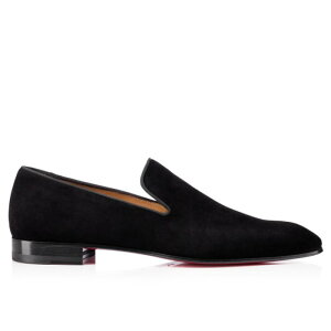 Christian Louboutin �N���X�`���� ���u�^�� �����Y ���[�t�@�[ 1151073BK01 Christian Louboutin Flat shoes Black Blacks and greys 411/2 41 43 44 40 42 45 38 �y���������E�֐ō��z