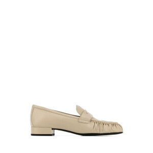 Prada �v���_ ���f�B�[�X ���[�t�@�[ 1D175OF020007F0304 Ivory leather loafers White 36 36.5 37 37.5 38 38.5 39 40 �y���������E�֐ō��z