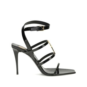 Saint Laurent �T�����[���� ���f�B�[�X �T���_�� 8227911TVDD1000 CASSANDRA PATENT LEATHER MULTI-STRAP SANDALS 1000 NERO 36 37 38 38.5 39 40 �y���������E�֐ō��z