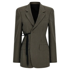Balenciaga �o�����V�A�K ���f�B�[�X �u���U�[�E�W���P�b�g 857365TTO382866 'Wrap Tailored' blazer Brown FR32 FR36 FR30 FR34 FR38 FR40 FR42 FR44 FR46 FR48 FR50 FR52 FR54 FR56 FR58 34 36 38 40 32 �y���������E�֐ō��z