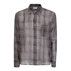 OUR LEGACY �A���[���K�V�[ �����Y �V���c�E�u���E�X M2262APPENUMBRACK Above Shirt Black 48 50 46 �y���������E�֐ō��z