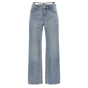 alexanderwang ALT_[ fB[X W[Y 4DC3244408471A 'Prestyle Diamante Charm' jeans Light Blue 27 28 29 30 25 26 24 yE֐ōz