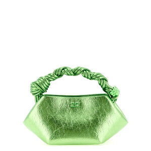 GANNI �K�j�[ ���f�B�[�X �n���h�o�b�O�E�V�����_�[�o�b�O B2100030ZZZ 'Bou' mini handbag Green onesize �y���������E�֐ō��z