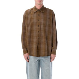 OUR LEGACY �A���[���K�V�[ �����Y �V���c�E�u���E�X M2262BCFCHECK Our Legacy T-shirts and Polos Grey Blacks and greys 48 50 46 44 �y���������E�֐ō��z