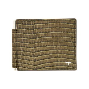 TOM FORD gtH[h Y zEJ[hP[X YM231LCL483S1G051 SMALL LEATHER MONEY CLIP WALLET BROWN onesize yE֐ōz