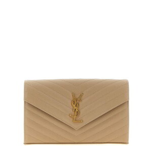 Saint Laurent �T�����[���� ���f�B�[�X �n���h�o�b�O�E�V�����_�[�o�b�O 377828BOW012721 'Monogram�f crossbody bag Beige onesize IT0 �y���������E�֐ō��z