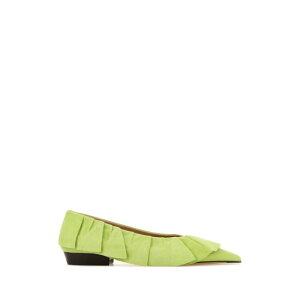 JW Anderson �W�F�C�_�u�����[ �A���_�[�\�� ���f�B�[�X �t���b�g�V���[�Y BL0037LA0386524 Pastel green suede ballerinas Green 36 37 38 39 40 41 �y���������E�֐ō��z
