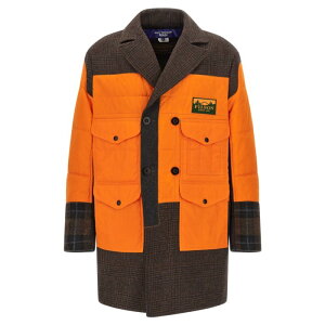 JUNYA WATANABE �W������ ���^�i�x �����Y �R�[�g WPC0051 Filson x Junya Watanabe patchwork coat Multicolor L �y���������E�֐ō��z