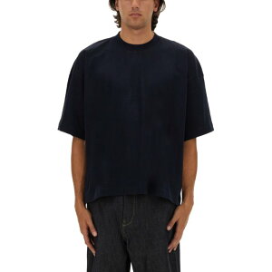 Studio Nicholson �X�^�W�I�j�R���\�� �����Y T�V���c�E�J�b�g�\�[ PIUSNM1327DARKESTNAVY JERSEY T-SHIRT BLUE XL L M S �y���������E�֐ō��z