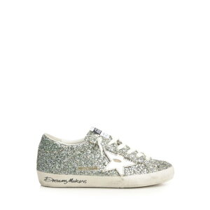 Golden Goose �S�[���f���O�[�X ���f�B�[�X �X�j�[�J�[ GWF00101F00805665224 Super-Star sneaker in glitter Silver EU34 EU35 EU36 EU37 EU38 EU39 EU40 EU41 EU42 EU43 IT36 IT37 IT38 IT39 IT40 36 37 38 39 40 35 41 �y���������E�֐ō��z