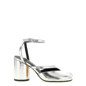 Maison Margiela ���]�� �}���W�F�� ���f�B�[�X �p���v�X�E�n�C�q�[�� S58WP0280P5016T9002 'Tabi' sandals Silver 36 37 38 38.5 39 40 37.5 39.5 41 35 36.5 35.5 �y���������E�֐ō��z