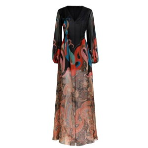 ETRO �G�g�� ���f�B�[�X �����s�[�X�E�h���X�E�I�[���C������ WRHA0623AK1CCX0810 Etro Dresses 42 �y���������E�֐ō��z