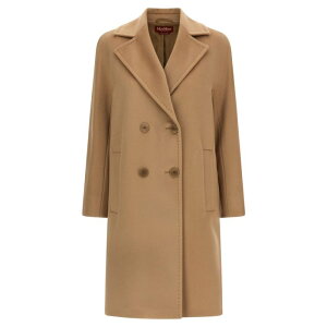 【楽天お買い物マラソン 最大80%OFF+P2倍】Max Mara Studio マックスマーラ ステュディオ レディース コート 2526016081600006 'Agenda' coat Beige IT36 IT38 IT40 IT42 IT44 【送料無料・関税込】