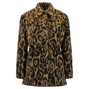 FENDI �t�F���f�B ���f�B�[�X �R�[�g FJ7561AVJFF1T6O Animalier jacket Beige IT40 IT42 IT44 IT46 38 40 42 44 �y���������E�֐ō��z