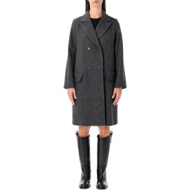 【楽天イーグルス感謝祭最大80%OFF+P2倍~】A.P.C. アーペーセー レディース コート F01545WOARALAD A.P.C. Coats Grey Blacks and greys 36 38 【送料無料・関税込】