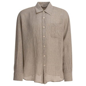OUR LEGACY �A���[���K�V�[ �����Y �V���c�E�u���E�X M2252APPOLLENDUSTSPARSECREPEWEAVE Shirts Beige 50 48 52 �y���������E�֐ō��z