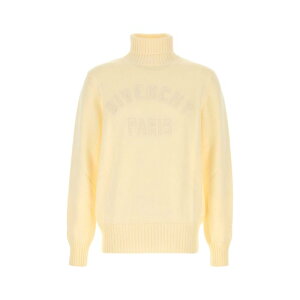 GIVENCHY WoVB Y jbgEZ[^[EJ[fBK BM90VZ4YNM150 Cream cotton sweater Yellow S M L yE֐ōz
