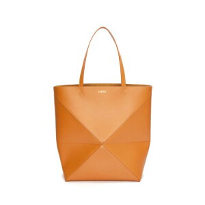 LOEWE ���G�x �����Y �g�[�g�o�b�O B933Q18X012586 XL PUZZLE FOLD TOTE IN SHINY CALFSKIN 2586 WARM DESERT onesize �y���������E�֐ō��z