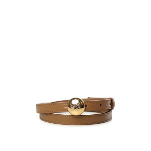 LOEWE ���G�x ���f�B�[�X �x���g�E�T�X�y���_�[ E619Z16X173967 Pebble Calfskin Belt Brown 75 70 �y���������E�֐ō��z