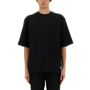 Burberry �o�[�o���[ �����Y T�V���c�E�J�b�g�\�[ 8080814A1189 T-SHIRT WITH EKD PATCH BLACK L M S XL �y���������E�֐ō��z
