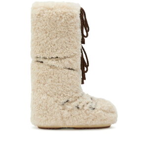 MOON BOOT [u[c fB[X u[c 80D1403070L007 Moon Boot Flat shoes Beige Light and natural 35 39 yE֐ōz