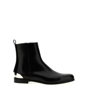 Alexander McQUEEN �A���L�T���_�[�E�}�b�N�C�[�� �����Y �u�[�c 777947WIES31081 'Lux Trend' ankle boots Black IT40 IT41 IT42 IT43 IT44 IT45 41 40 42 43 44 45 �y���������E�֐ō��z