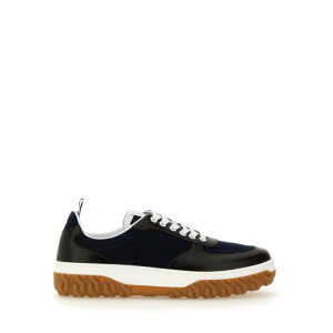 Thom Browne �g���E�u���E�� �����Y �X�j�[�J�[ MFD277AF0249450 TRAINER LETTERMAN BLUE 81/2 71/2 61/2 6 7 8 �y���������E�֐ō��z