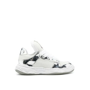 Maison Mihara Yasuhiro ���]�� �~�n�� ���X�q�� �����Y �X�j�[�J�[ A12FW718SILVER Wayne Sneakers Metallic 37 36 �y���������E�֐ō��z