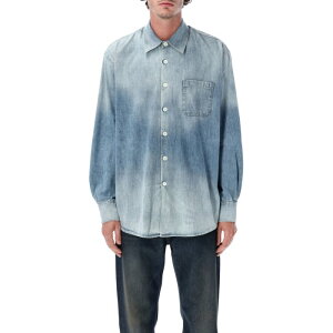 OUR LEGACY �A���[���K�V�[ �����Y �V���c�E�u���E�X M4252ACLB Our Legacy T-shirts and Polos Blue Blue and green 48 50 52 46 �y���������E�֐ō��z
