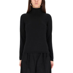 Max Mara �}�b�N�X�}�[�� ���f�B�[�X �j�b�g�E�Z�[�^�[�E�J�[�f�B�K�� 2521366072600271007 TURTLENECK SWEATER MEANA BLACK M S XL L �y���������E�֐ō��z