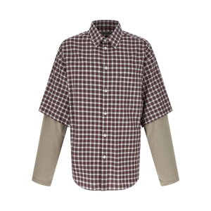 Balenciaga �o�����V�A�K �����Y �V���c�E�u���E�X 866543TUM176011 'Wrong Sleeve' shirt Red IT46 IT48 40 42 44 46 48 50 52 54 56 58 60 62 64 �y���������E�֐ō��z