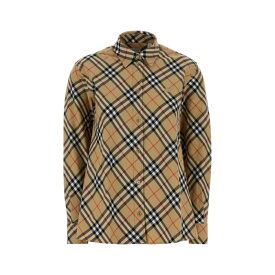 【楽天スーパーセール 最大80%OFF+P2倍~】Burberry バーバリー レディース シャツ・ブラウス 8113599B9368 Embroidered cotton shirt Checked 4 6 【送料無料・関税込】