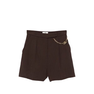 Elisabetta Franchi �G���U�x�b�^ �t�����L ���f�B�[�X �V���[�g�p���c SH00561E2644 Short Elisabetta Franchi BROWN IT44 IT42 IT40 38 40 42 44 46 �y���������E�֐ō��z